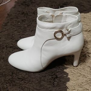 White Bandolino Booties